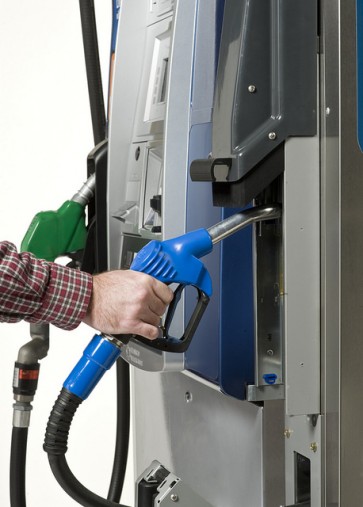 Customer at Gilbarco Encore Dispenser